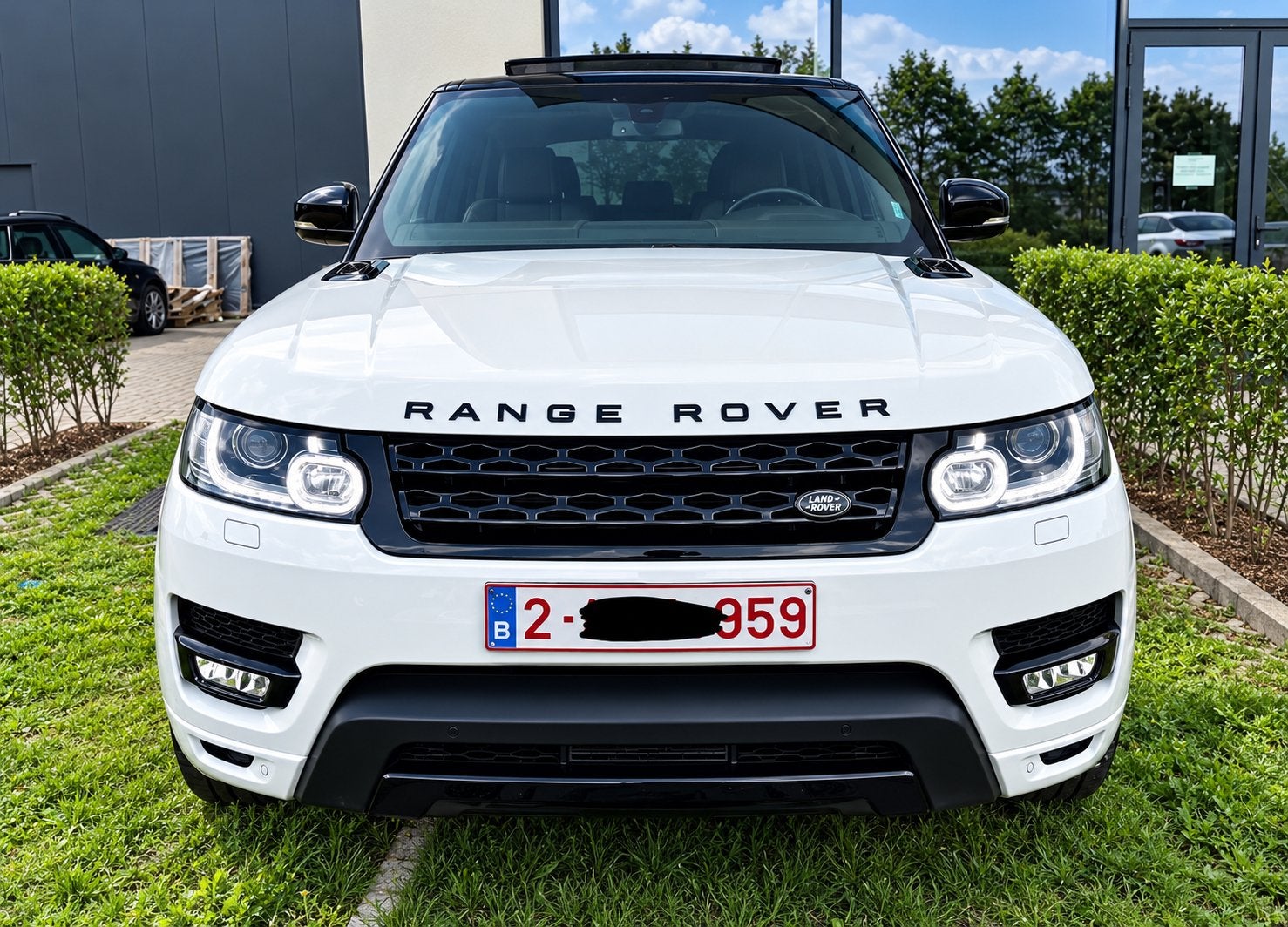 Prachtige Range Rover Sport RRS in Valloire White te koop, Auto's, Automaat, Zwart, https://public.car-pass.be/verify/9553-5596-9782