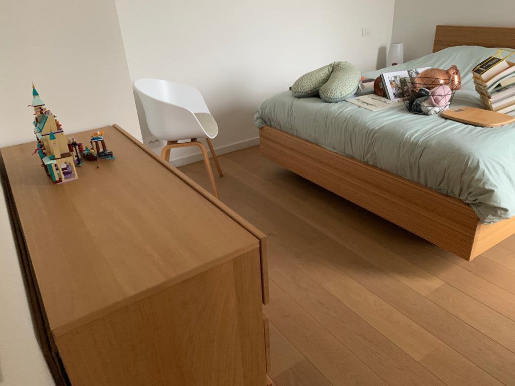Bed 1m60 eik, Maison & Meubles, Canapés | Coins salons complets, Utilisé, Enlèvement