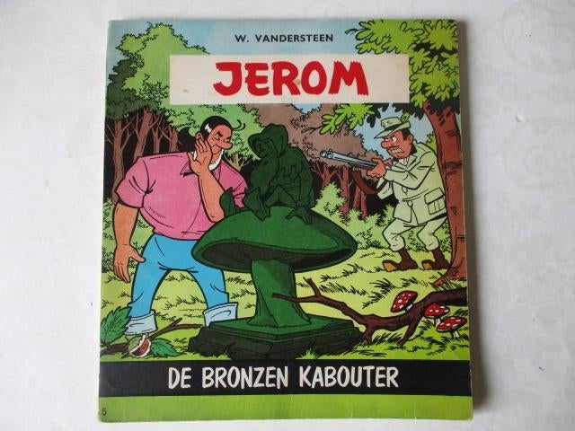 JEROM , nr 5 + strips, Enlèvement ou Envoi, Willy Vandersteen, Une BD, Utilisé