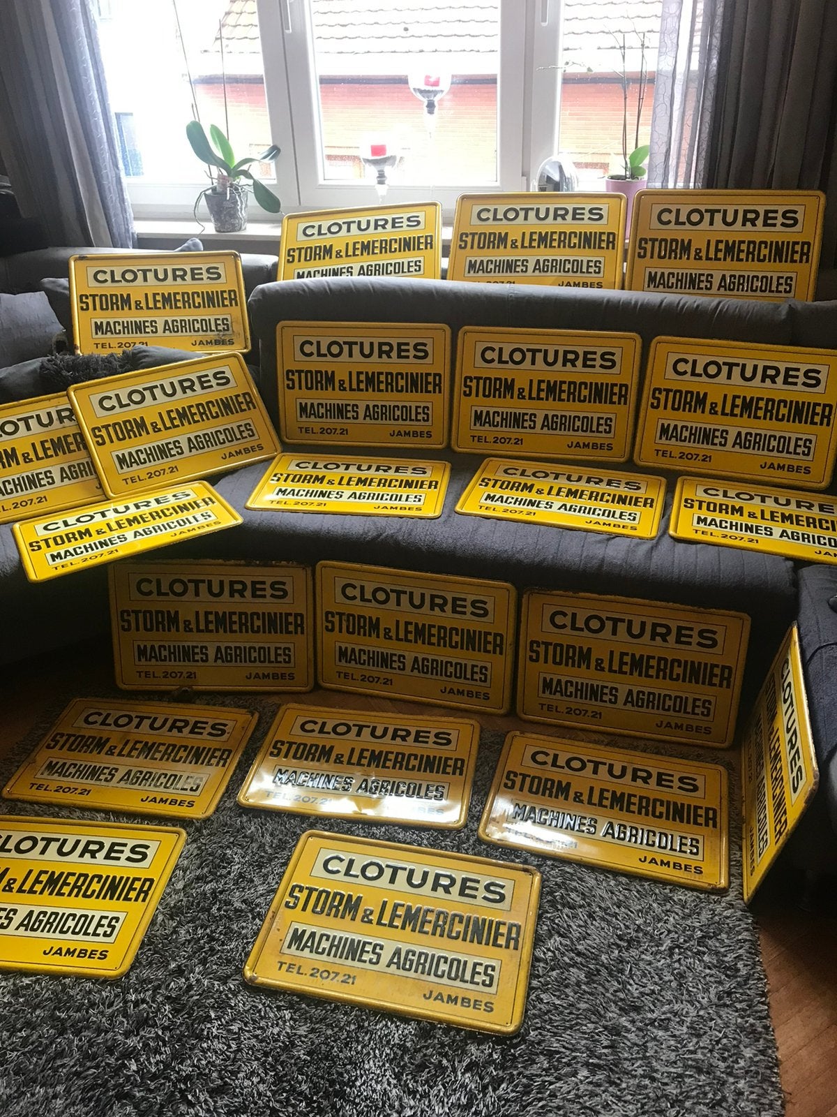 Tôles peinte clotures machines agricoles, Enlèvement, Comme neuf