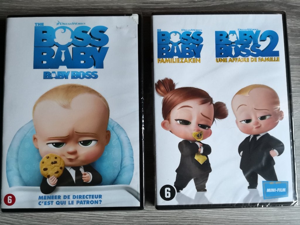 dvd's the boss baby 1 & 2 uit te kiezen, Ophalen of Verzenden