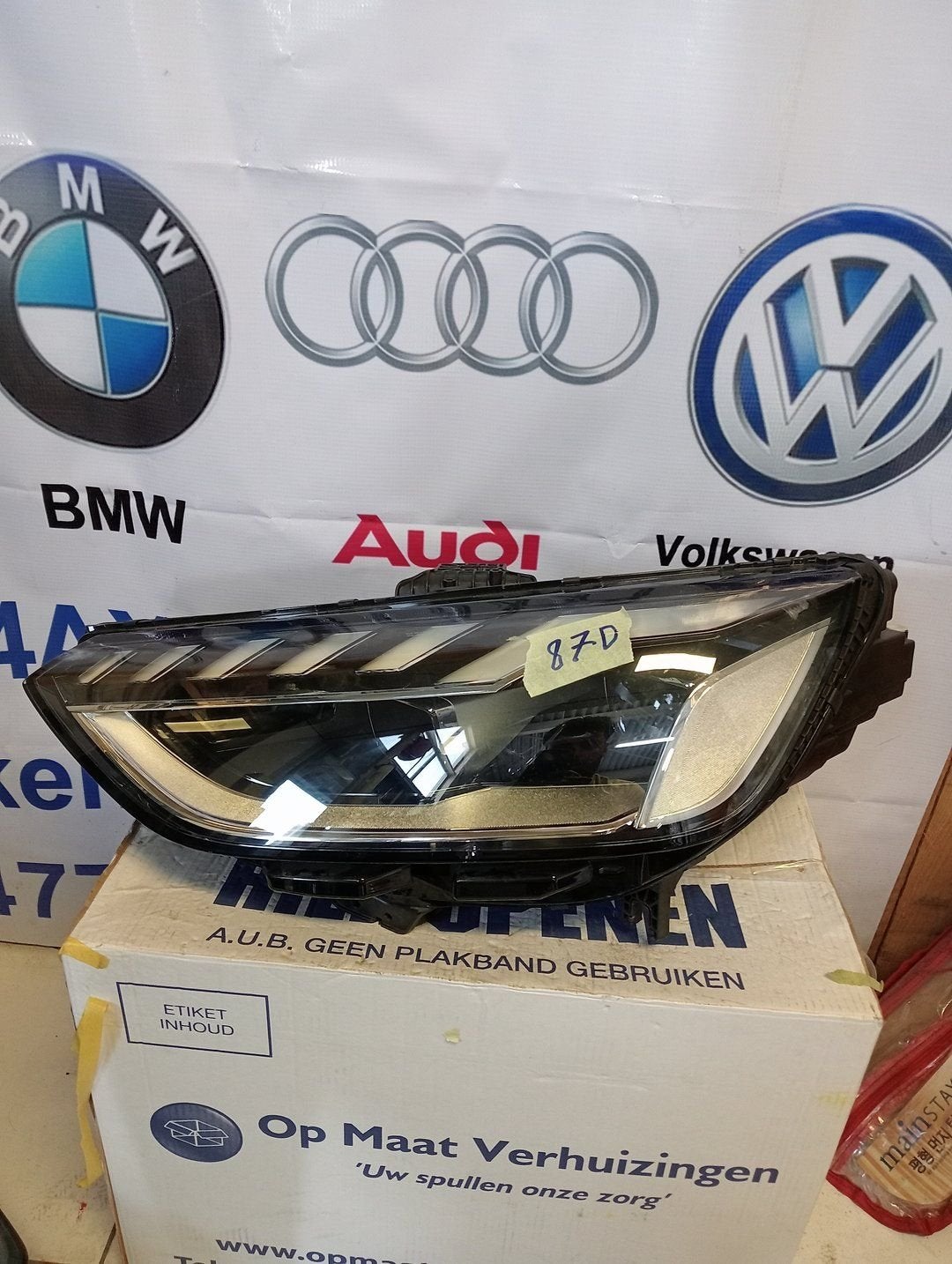 Audi A4 8W0941033D Koplamp links, Gebruikt, -, -, -