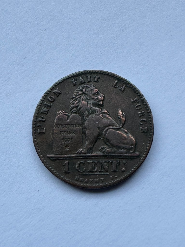 België - 1 cent 1899, Ophalen of Verzenden, Overig, Losse munt