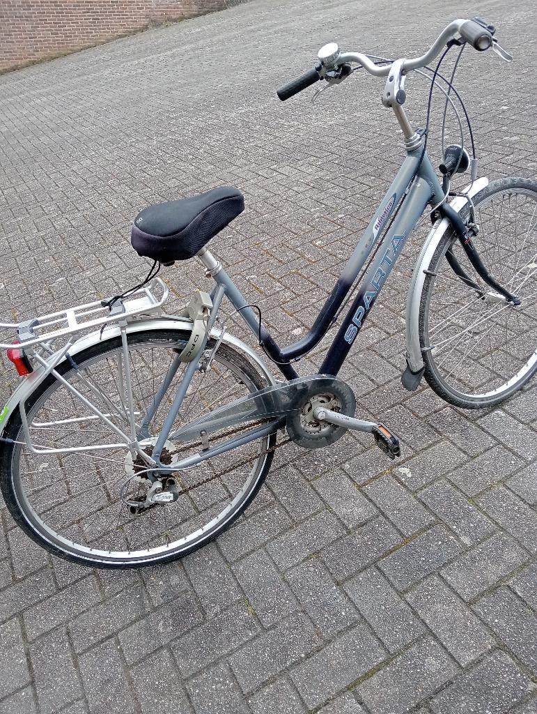 Sparta damesfiets- maat 50, Ophalen, Gebruikt, Velgrem, Versnellingen