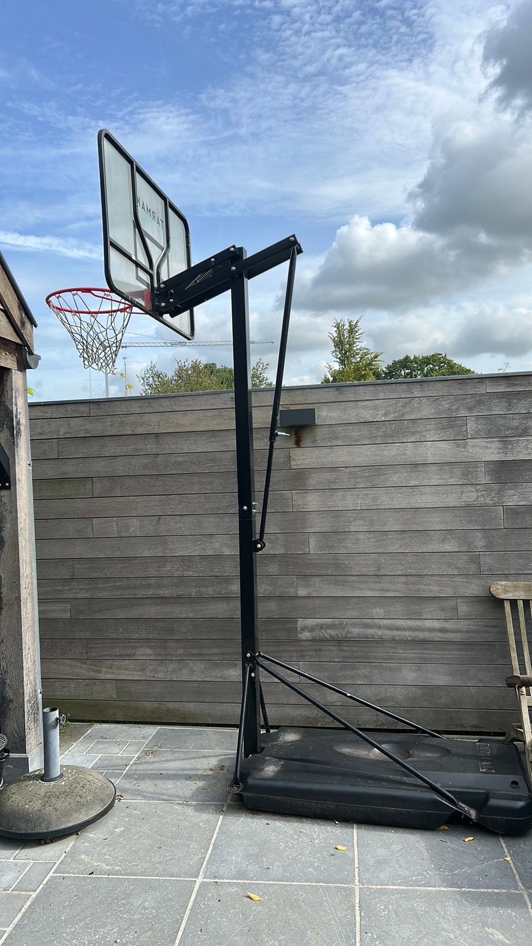 Basketbal paal, Ophalen, Zo goed als nieuw