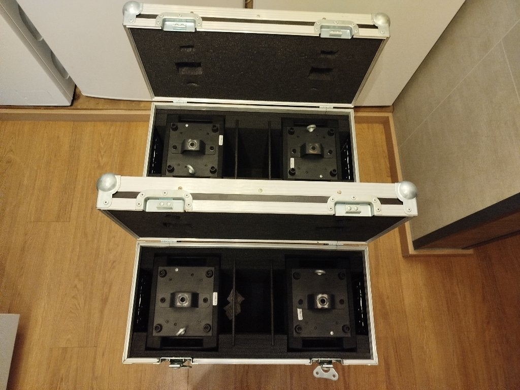 Stairville Beam Ball 100 Quad LED 10x10W 4 stuks 2 cases, Muziek en Instrumenten, Ophalen, Zo goed als nieuw, Licht, Geluidgestuurd