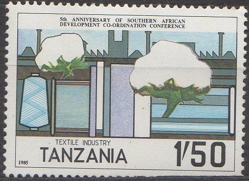Tanzania - 5e  verjaardag S.A.D.C. Conferentie - 1985, Postzegels en Munten, Postzegels | Afrika, Verzenden, Tanzania, Postfris