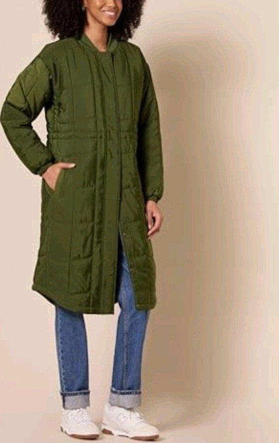 🌿 Neuf IMPERMÉABLE grande taille manteaumatelassé durable, Neuf, Taille 46/48 (XL) ou plus grande, Autres types, Veste longue