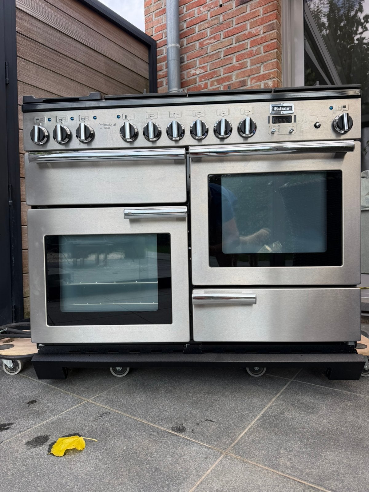 Falcon Professional Deluxe gas/keramisch kookfornuis, Ophalen, Gebruikt, Hete lucht, 60 cm of meer
