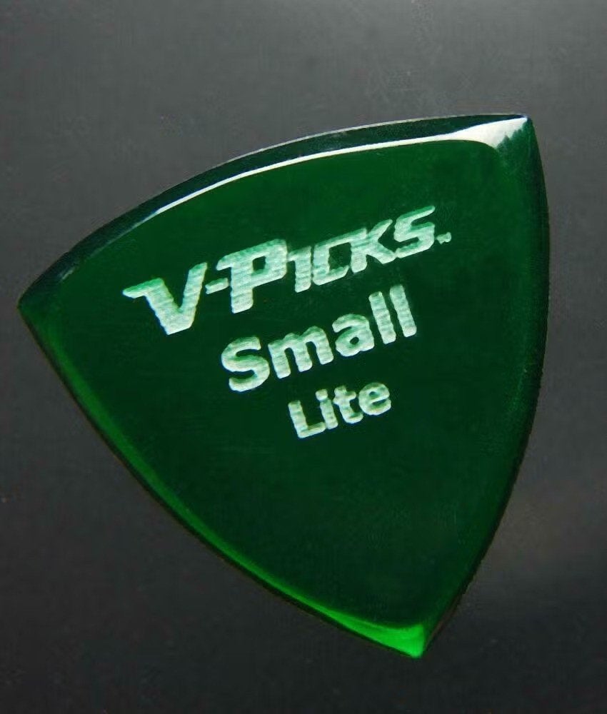 V-Picks Small Pointed Lite Emerald Green plectrum 1.50 mm, Ophalen of Verzenden, Nieuw, Mandoline