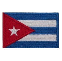 Patch vlag Cuba - 71 x 37 mm, Hobby en Vrije tijd, Kledingapplicaties en Hotfix, Ophalen of Verzenden, Nieuw