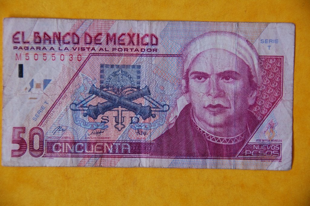 MEXICO : 50 PESOS, Postzegels en Munten, Bankbiljetten | Amerika, Los biljet, Midden-Amerika, Verzenden