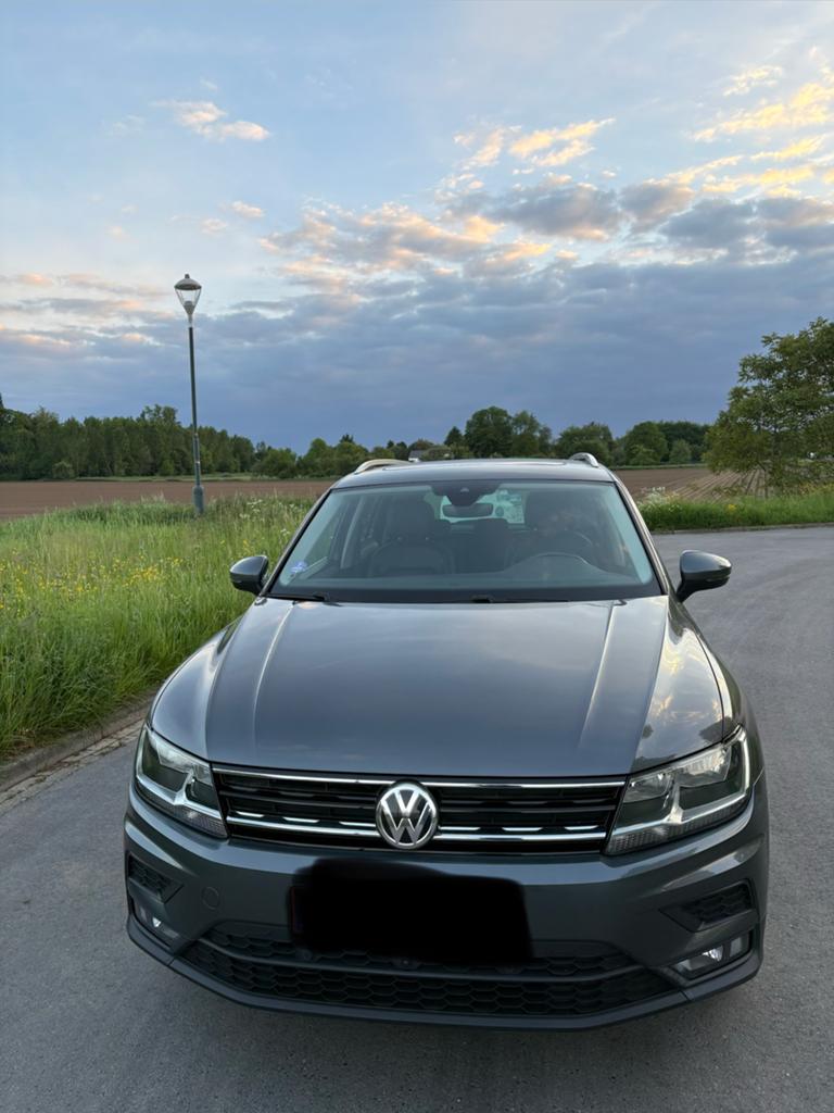 VW Tiguan volledige opties, Lederen bekleding, Zwart, Zwart, Leder