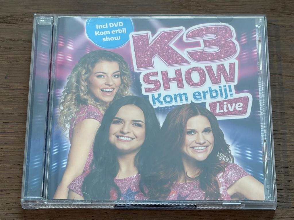 CD - K3 - Live show kom erbij, Cd's en Dvd's, Ophalen of Verzenden, Gebruikt, Muziek