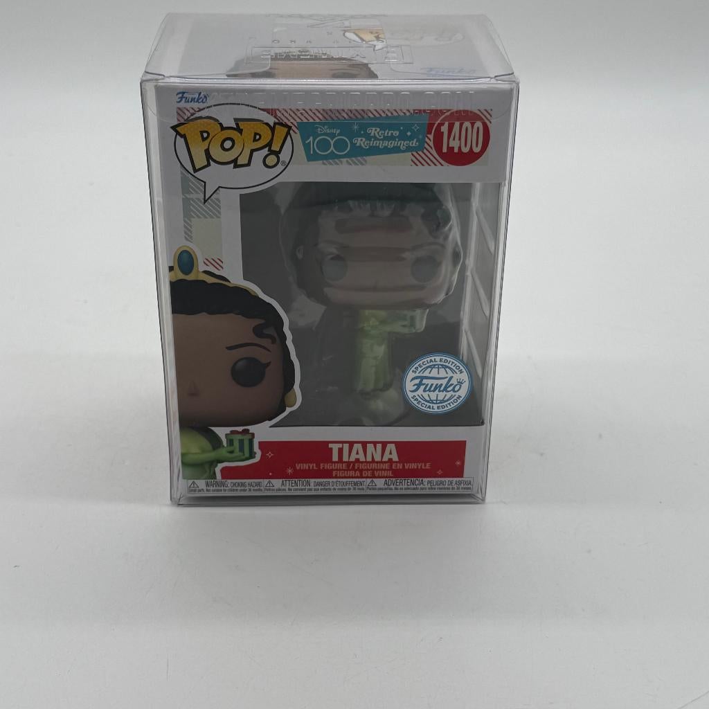 Funko Pop - Tiana - Disney 100 Retro Reimagined (1400), Verzamelen, Ophalen of Verzenden, Nieuw