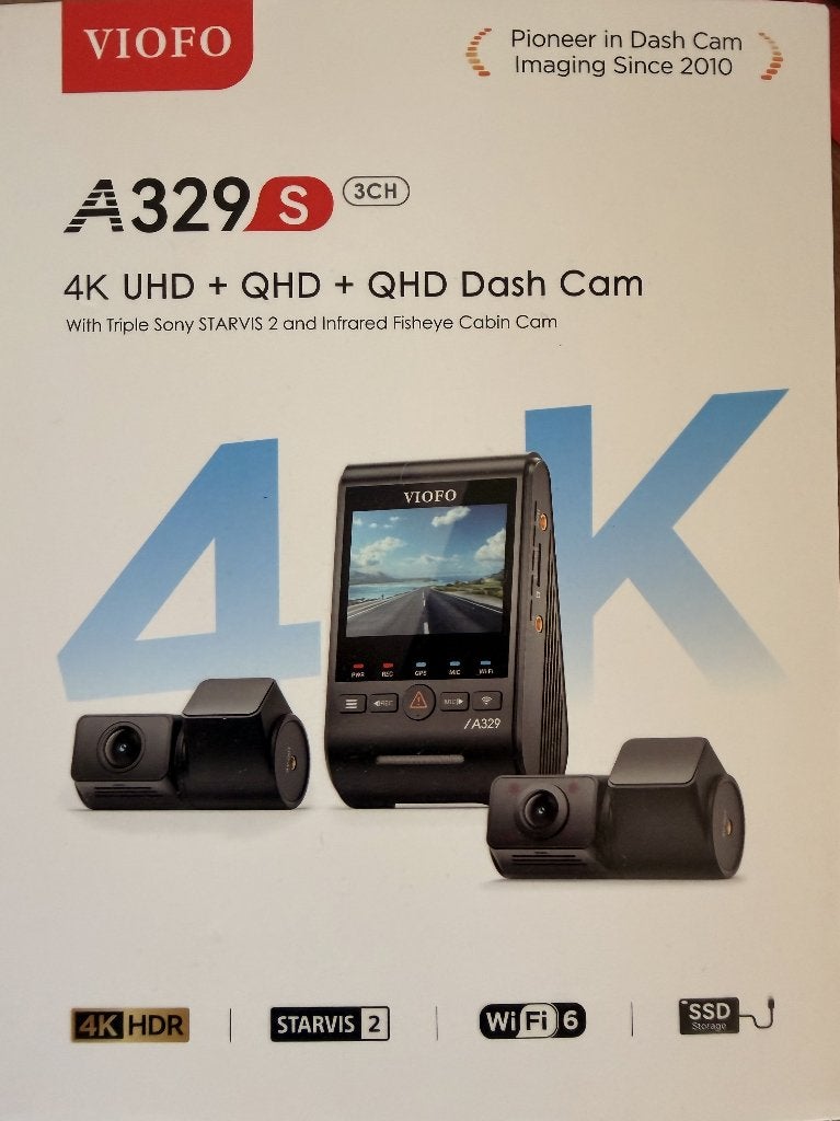 Viofo A329s 3ch, Enlèvement ou Envoi, Comme neuf