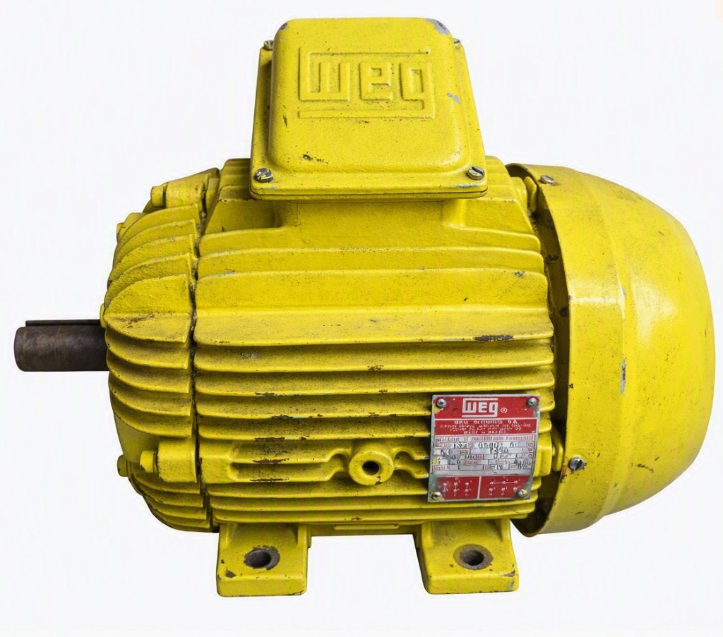 Moteur électrique industriel WEG — 5,5 kW, 1450 tr/min, Bricolage & Construction, Enlèvement, Comme neuf, Moteur électrique, 1400 à 1800 tpm