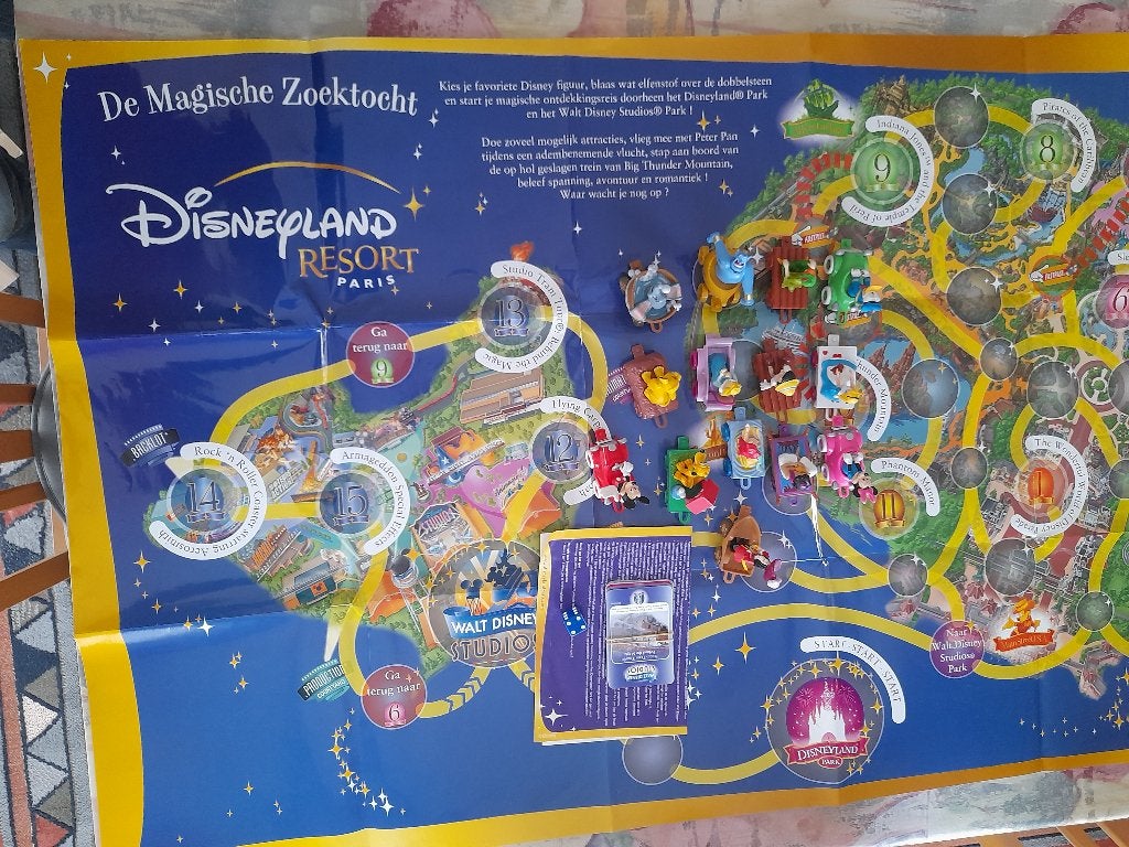 Uniek! Bordspel. De magische zoektocht.Disneyland Paris., Verzamelen, Ophalen of Verzenden
