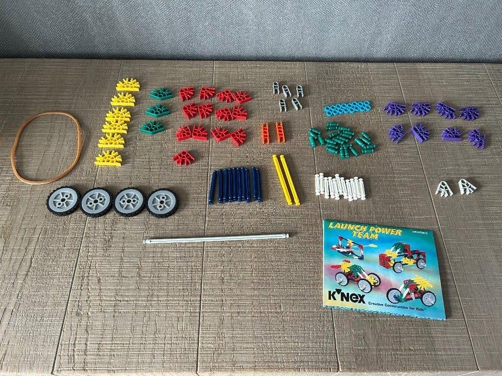 Vintage K’Nex Launch Power Team, Ophalen of Verzenden, Zo goed als nieuw, K'nex
