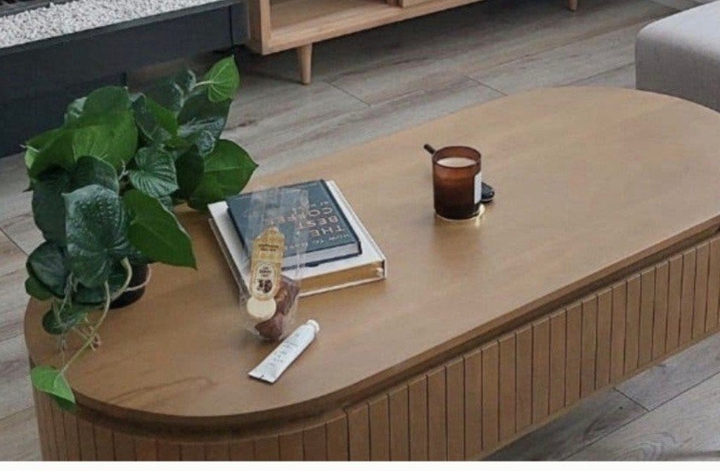 Table basse Sklum Analis — bois de manguier, Enlèvement, Comme neuf, Autres essences de bois