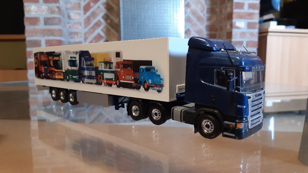 Scania R highline demo 1/50, Hobby & Loisirs créatifs, Enlèvement ou Envoi, Comme neuf, Bus ou Camion, Tekno