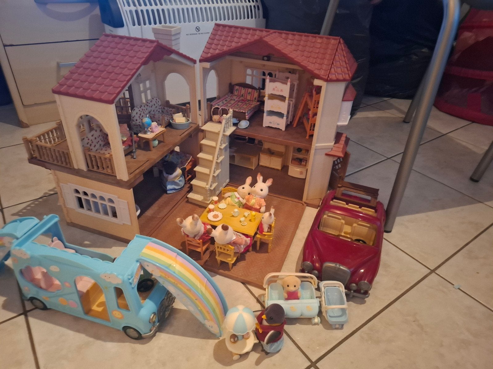 Volledige set Sylvanian, Ophalen, Zo goed als nieuw