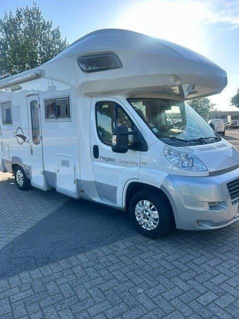 mobilhome rollerteam Pegaso, Caravanes & Camping, Camping-cars, Particulier, jusqu'à 4, Alcôve, Fiat, Fiat, 7 à 8 mètres, Diesel