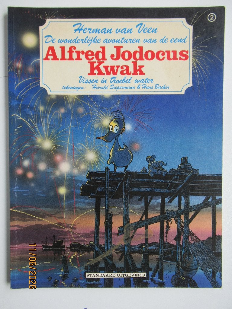 alfred jodocus kwak...nr.2...vissen in troebel water.....1st, Boeken, Ophalen of Verzenden, Gelezen