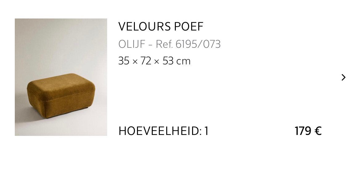 Poef  te koop -  nieuw mwt etiket, Ophalen