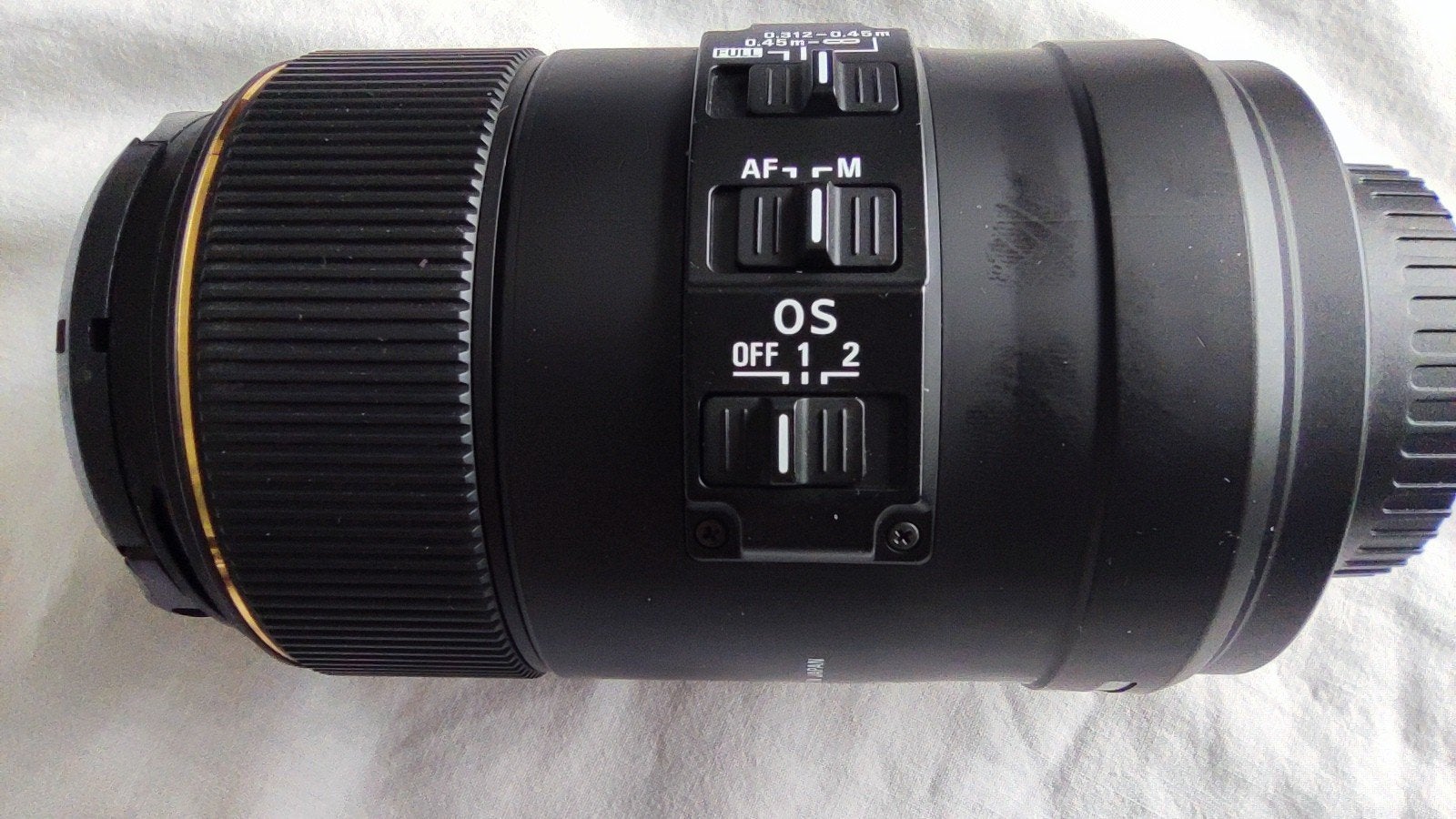 Sigma 105mm f/2.8 EX DG Macro OS HSM voor Nikon, Ophalen of Verzenden, Zo goed als nieuw, Zoom