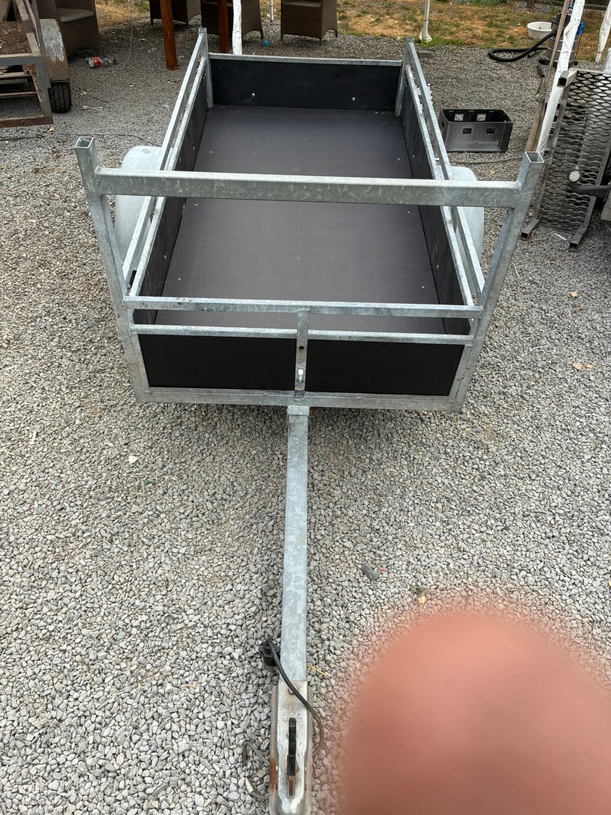 Aanhangwagen750 kg  2.00m op 1.00 m in zeer goede staat, Auto diversen, Aanhangers en Bagagewagens, Ophalen, Zo goed als nieuw