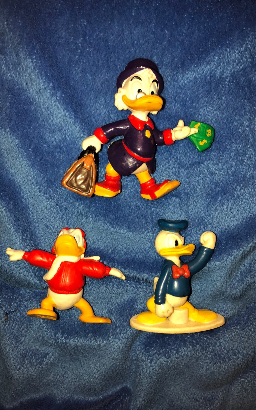 3 figurines Donald et Picsou, Collections, Utilisé