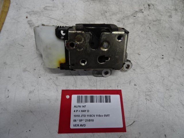 PORTIERSLOT RECHTS VOOR Alfa Romeo 147 (937), Gebruikt, Voor, Alfa Romeo