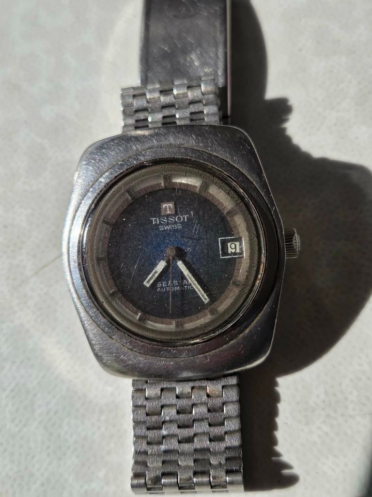 Tissot Seastar Automatic, Bijoux, Sacs & Beauté, Montres | Hommes, Comme neuf, Enlèvement ou Envoi