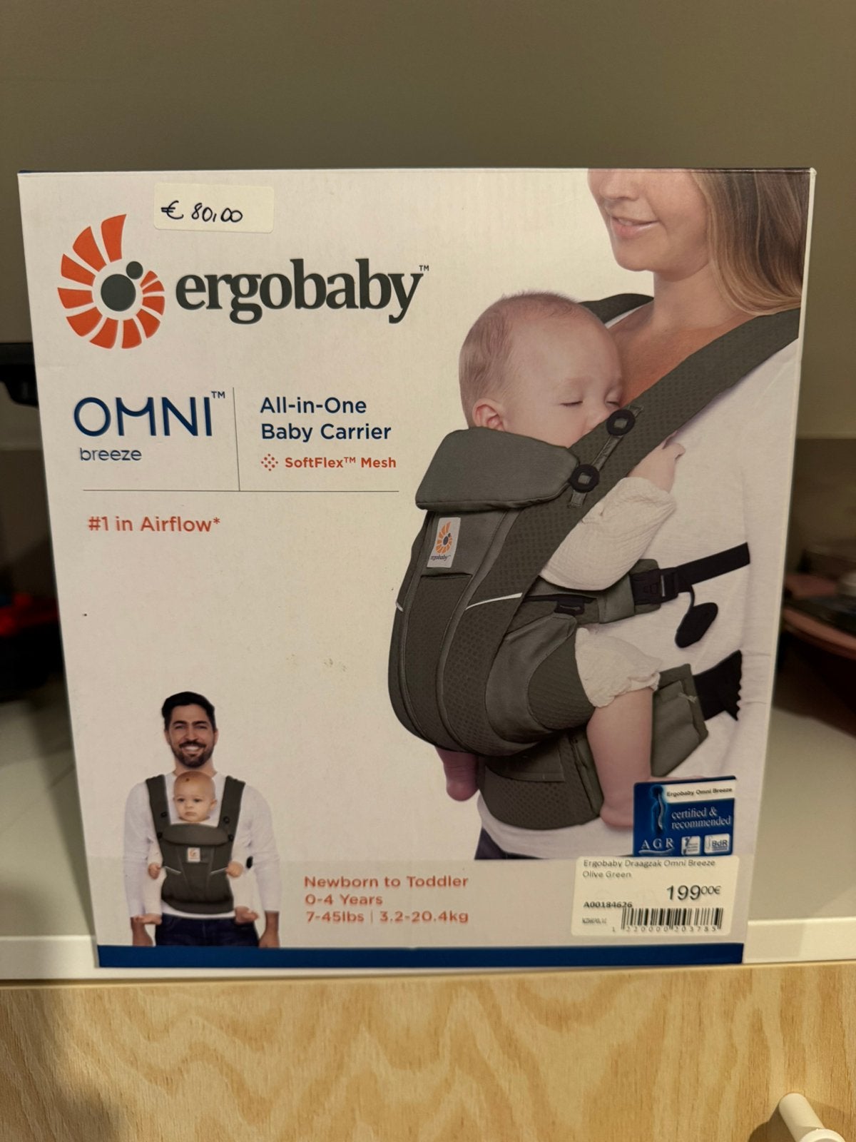 Ergobaby draagzak, Enlèvement, Comme neuf, Porte-bébé