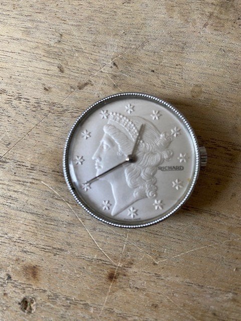 Montre vintage Richard “Liberty” – Swiss Made – Années 60/70, Enlèvement, Utilisé