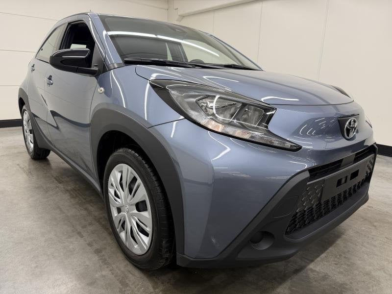 Toyota Aygo Play + Automaat, Auto's, Automaat, Blauw, 72 pk, 5 deurs