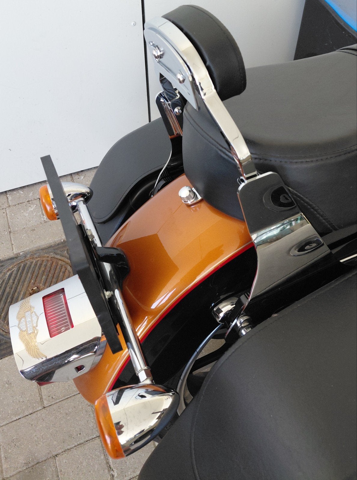 Korte sissybar afneembaar nieuw, Motoren, Onderdelen | Harley-Davidson, Ophalen of Verzenden