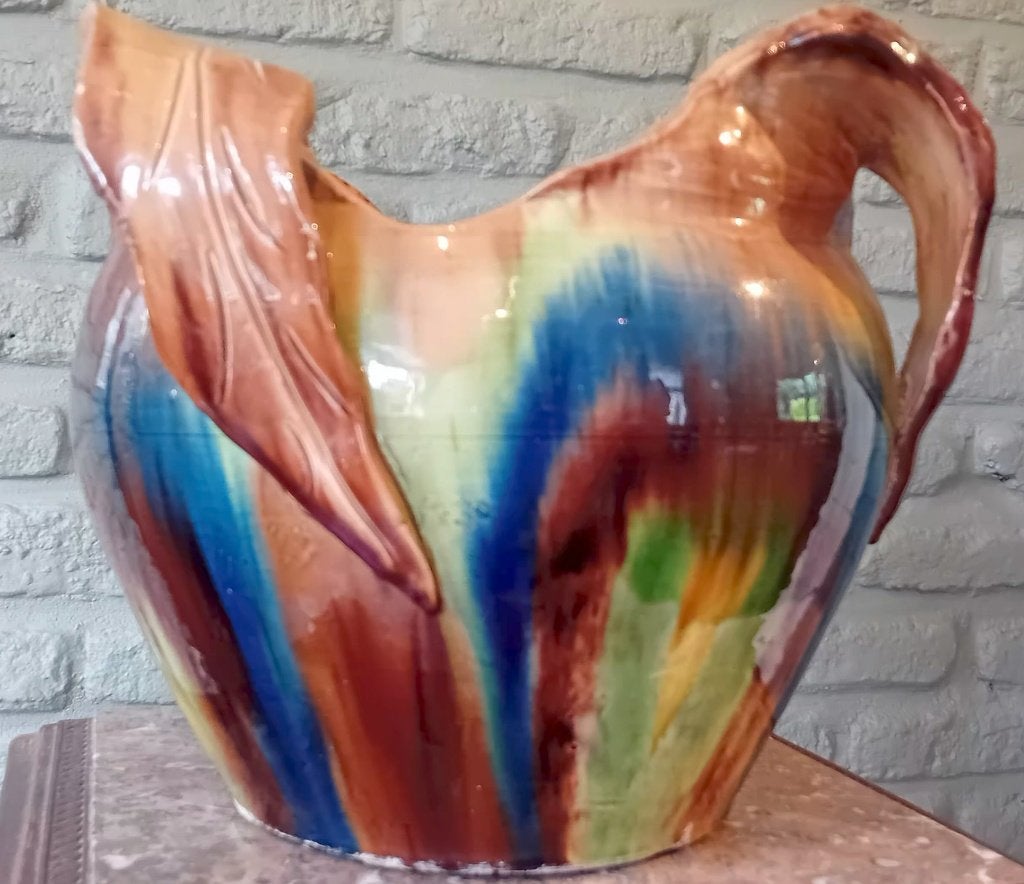 Art Nouveau Cache Pot +/- 1910 inspired by 'Torhouts werk', Enlèvement