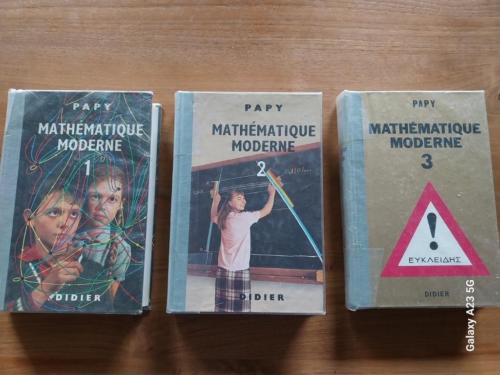 Mathématique Moderne - Georges PAPY (Tomes 1, 2, 3), Ophalen of Verzenden, Zo goed als nieuw