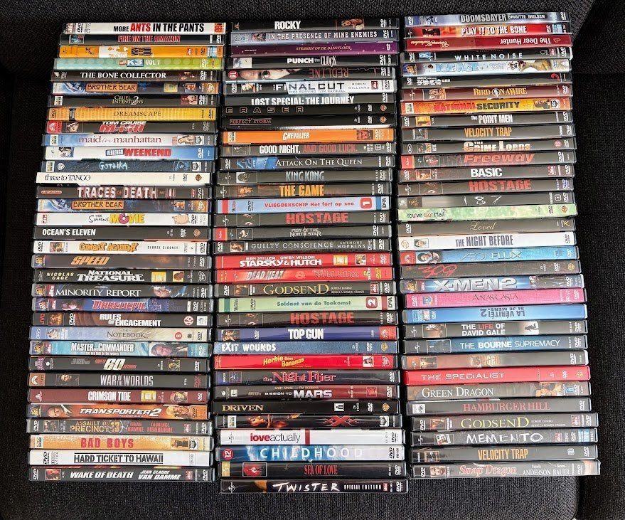 Verzameling 100 DVD's (lot.1), Cd's en Dvd's, Ophalen of Verzenden, Zo goed als nieuw, Actie