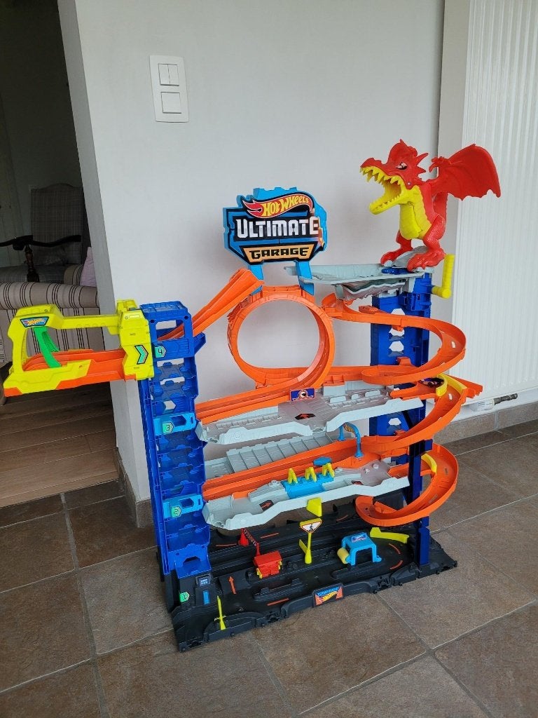 Hot wheels city garage, Enlèvement, Comme neuf, Circuit, Hot Wheels