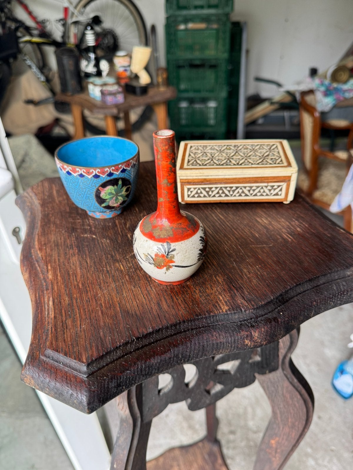 Boîte tasse ancienne, Antiquités & Art, Enlèvement ou Envoi