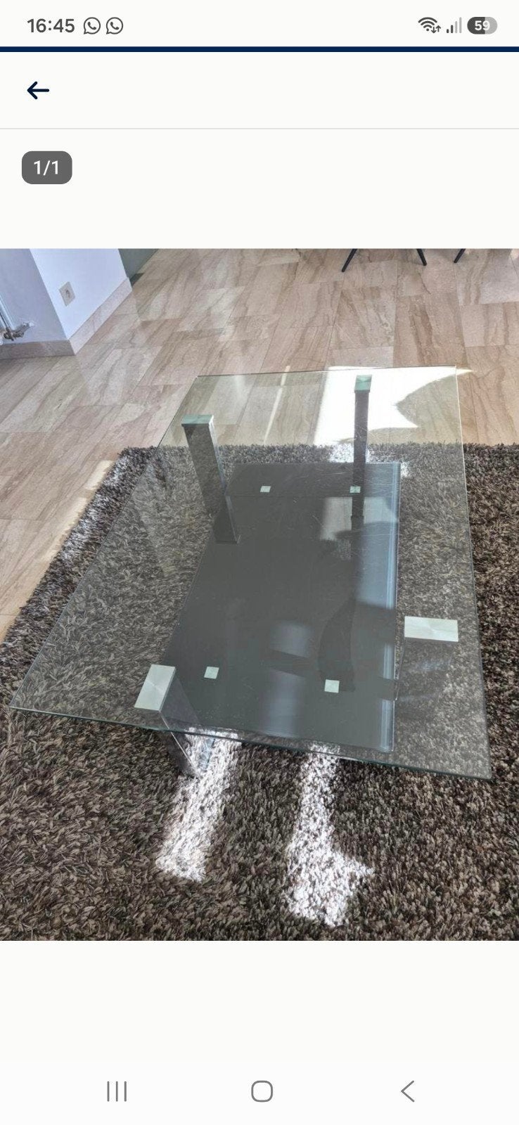 Salontafel, Ophalen