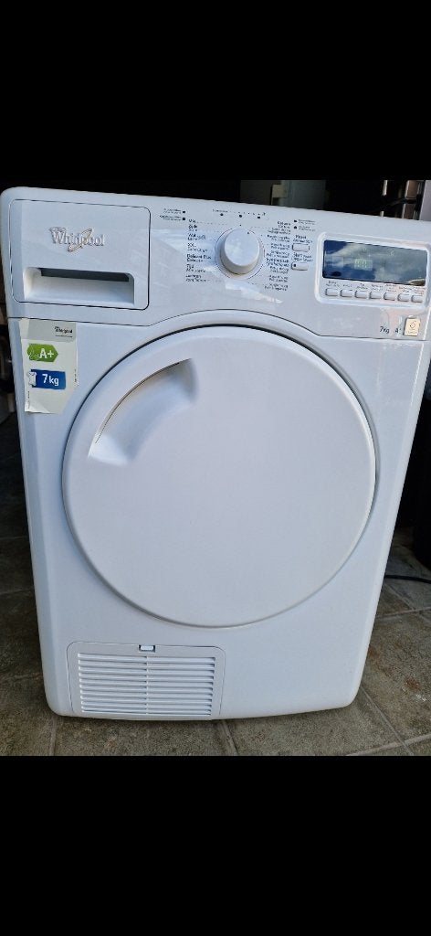 Whirlpool A+ droger, Elektronische apparatuur, Ophalen, Zo goed als nieuw, Voorlader