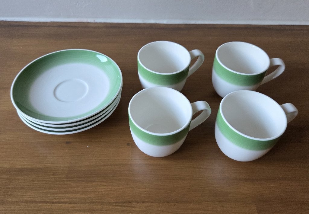 Espresso kopje Groen Villeroy & Boch, Maison & Meubles, Cuisine | Vaisselle, Comme neuf, Tasse(s) et/ou soucoupe(s), Porcelaine