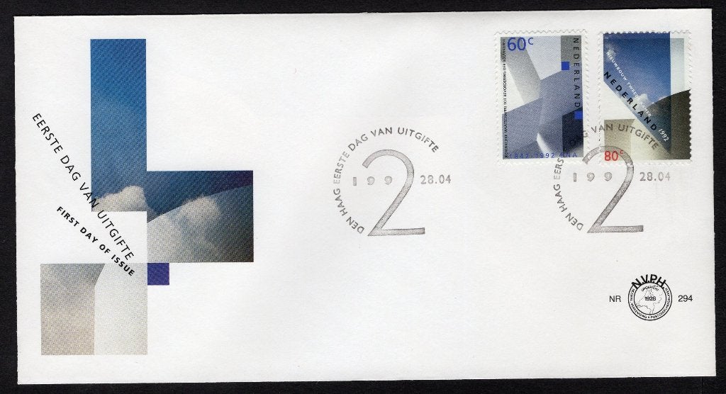NEDERLAND E294 FDC 1992 - BNA en Nieuwbouw Tweede Kamer, Verzenden, Na 1940, Gestempeld