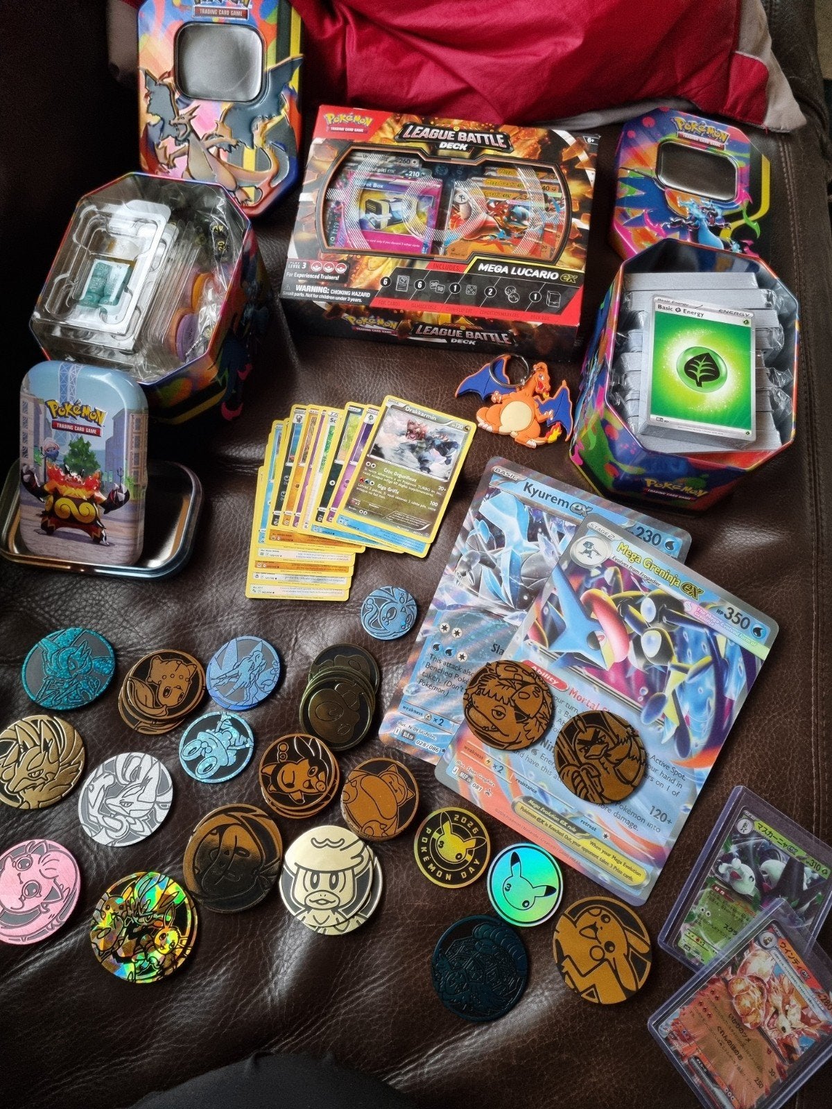 Mega Lucario (ex League Battle Deck) et autres pokémons, Enlèvement ou Envoi