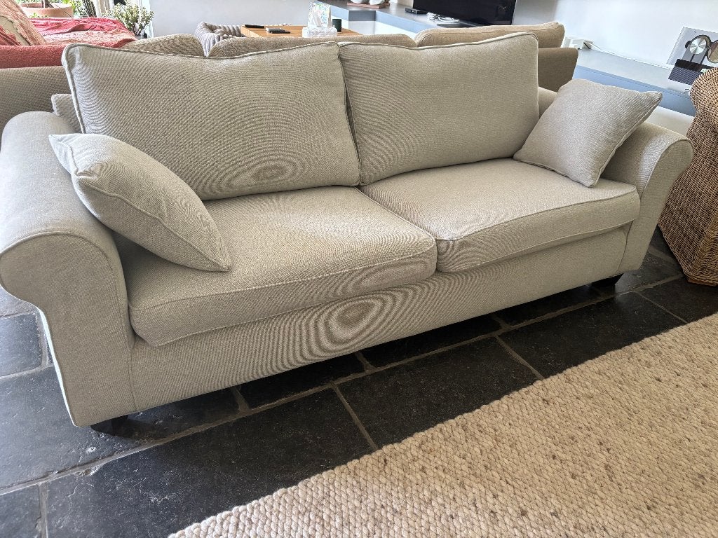 sofa, Driepersoons, 75 tot 100 cm, Zo goed als nieuw, Rechte bank