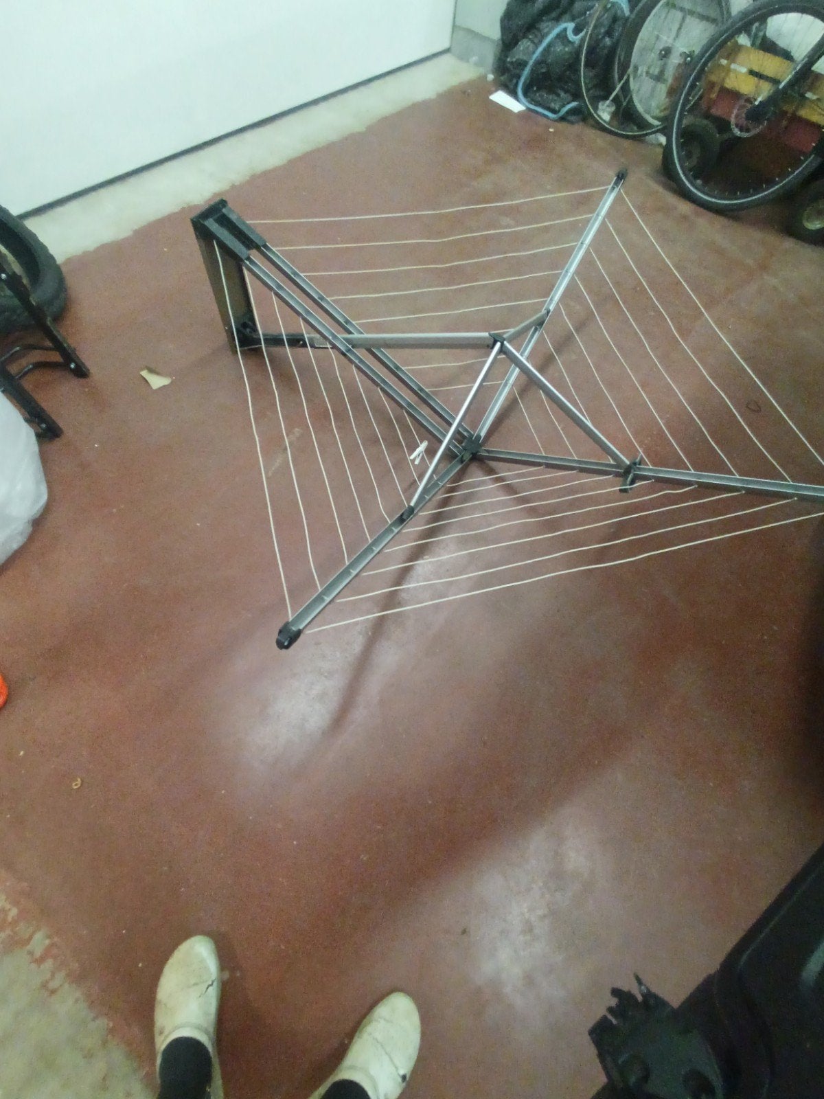Wand droogrek. Van Brabantia, Ophalen